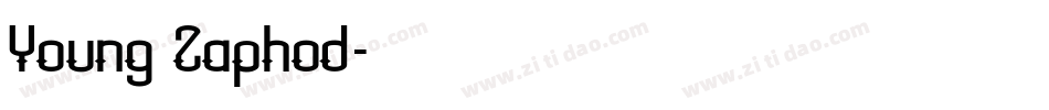 Young Zaphod字体转换